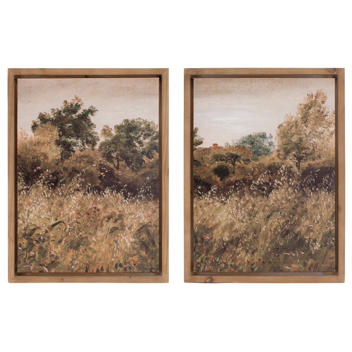 Framed Landscape Canvas Art Set of 2