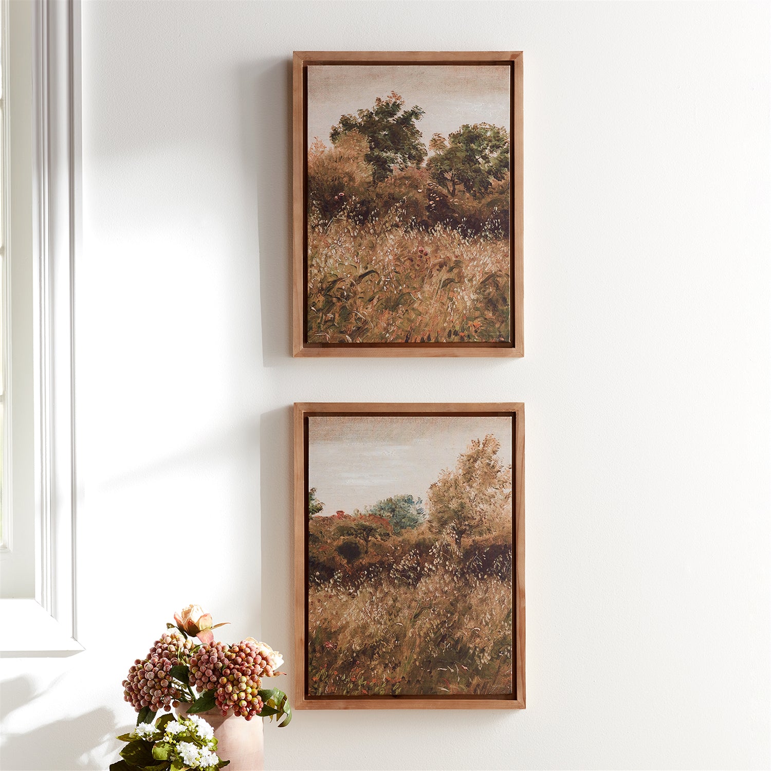 Framed Landscape Canvas Art Set of 2