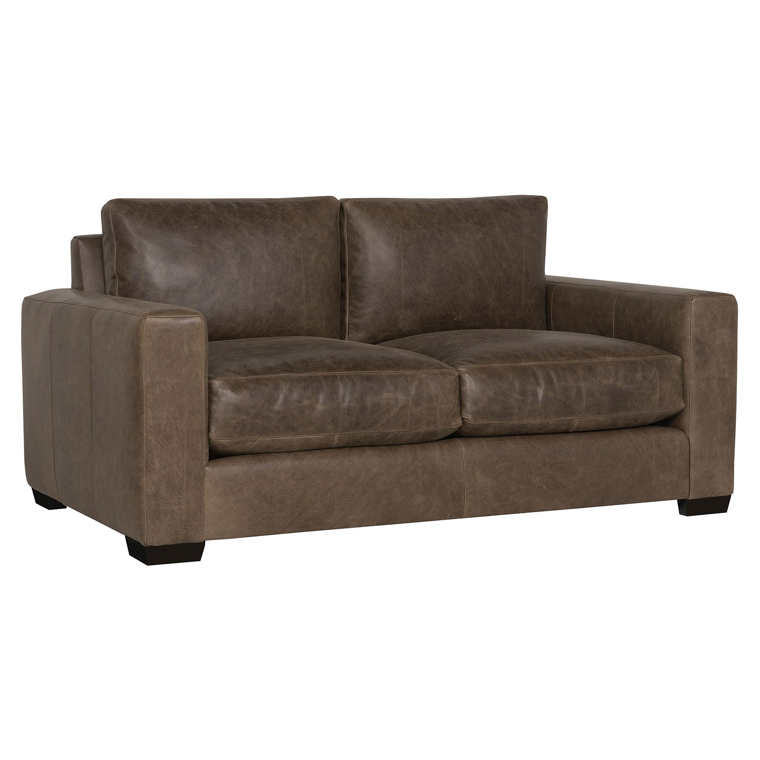 Bernhardt Living Dawkins Leather Loveseat