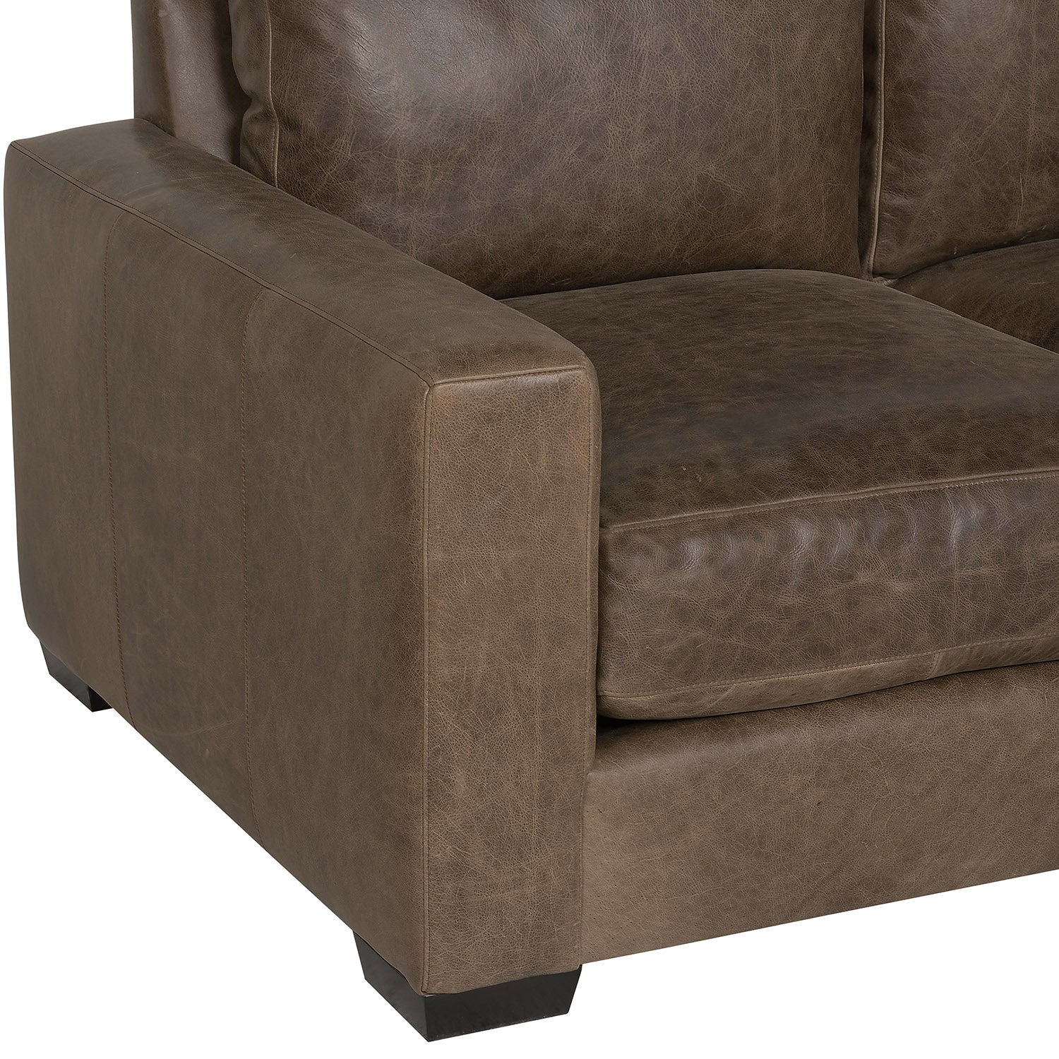 Bernhardt Living Dawkins Leather Loveseat