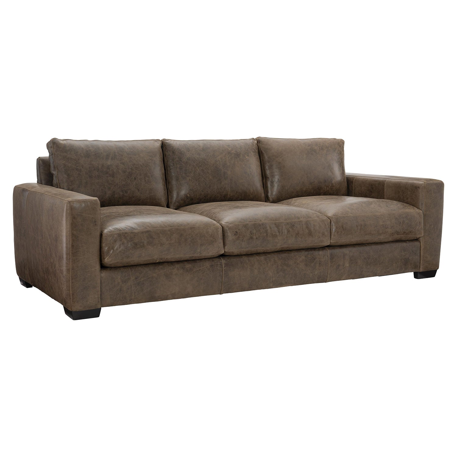 Bernhardt Living Dawkins Leather Sofa