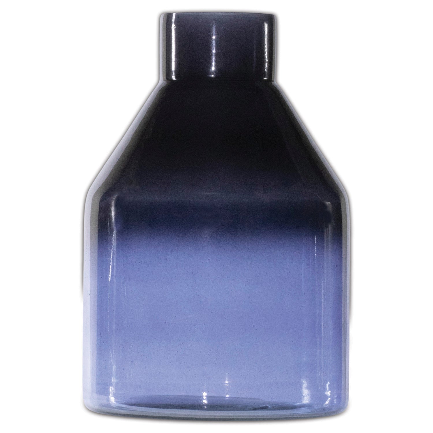 Etched Soda Lime Glass Vase