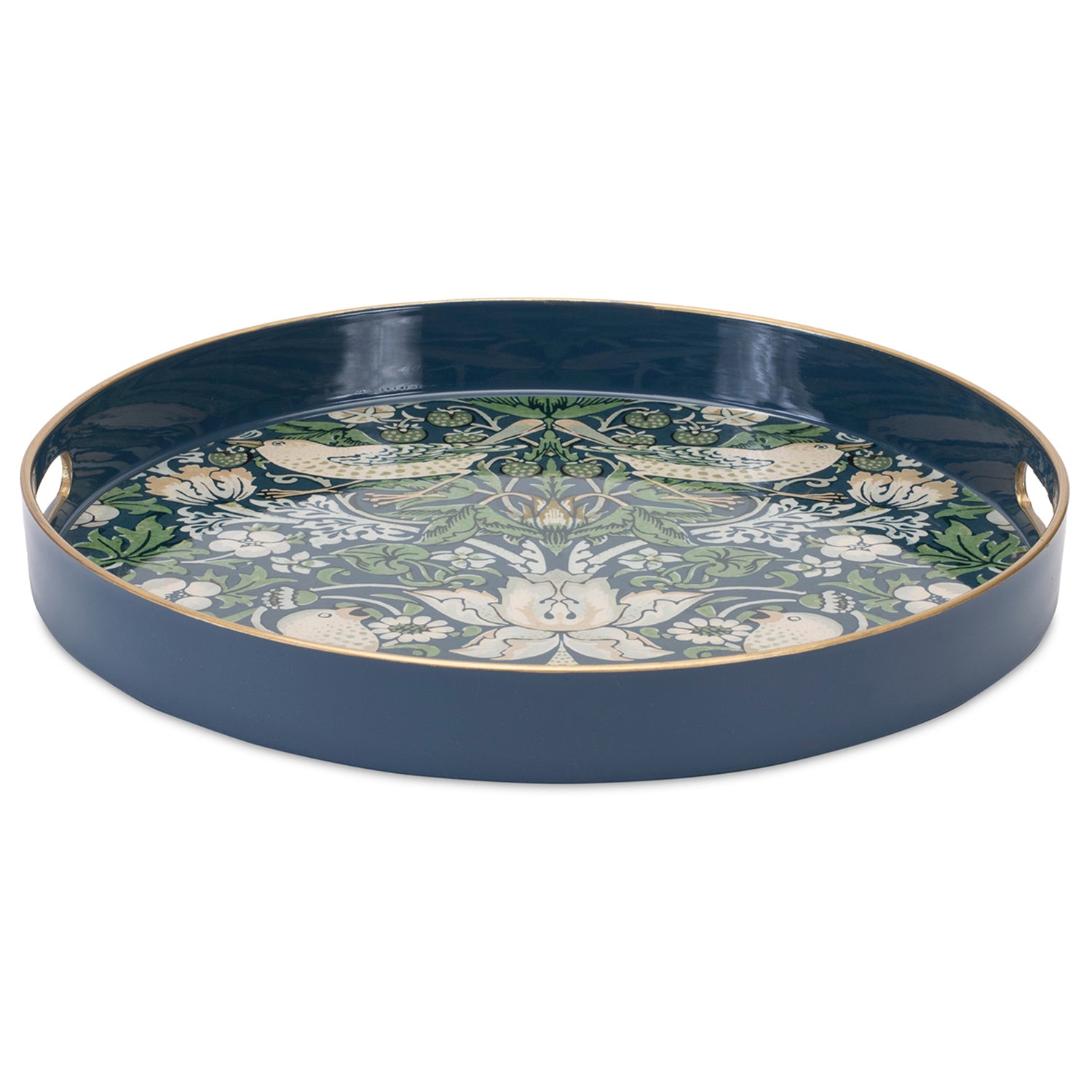 Round William Morris Tray