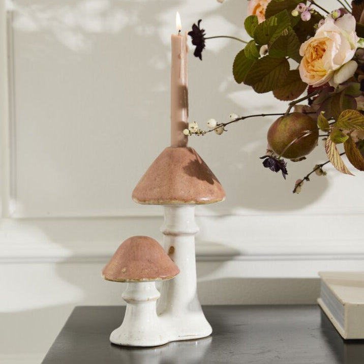 Cappy Mushroom Candleholder