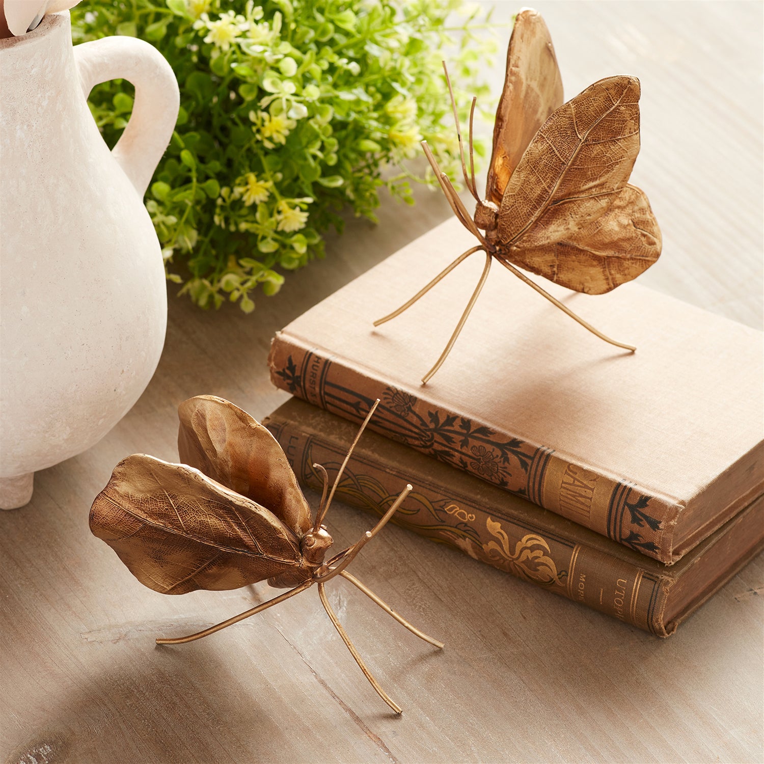Butterfly Shelf Sitter Set of 2