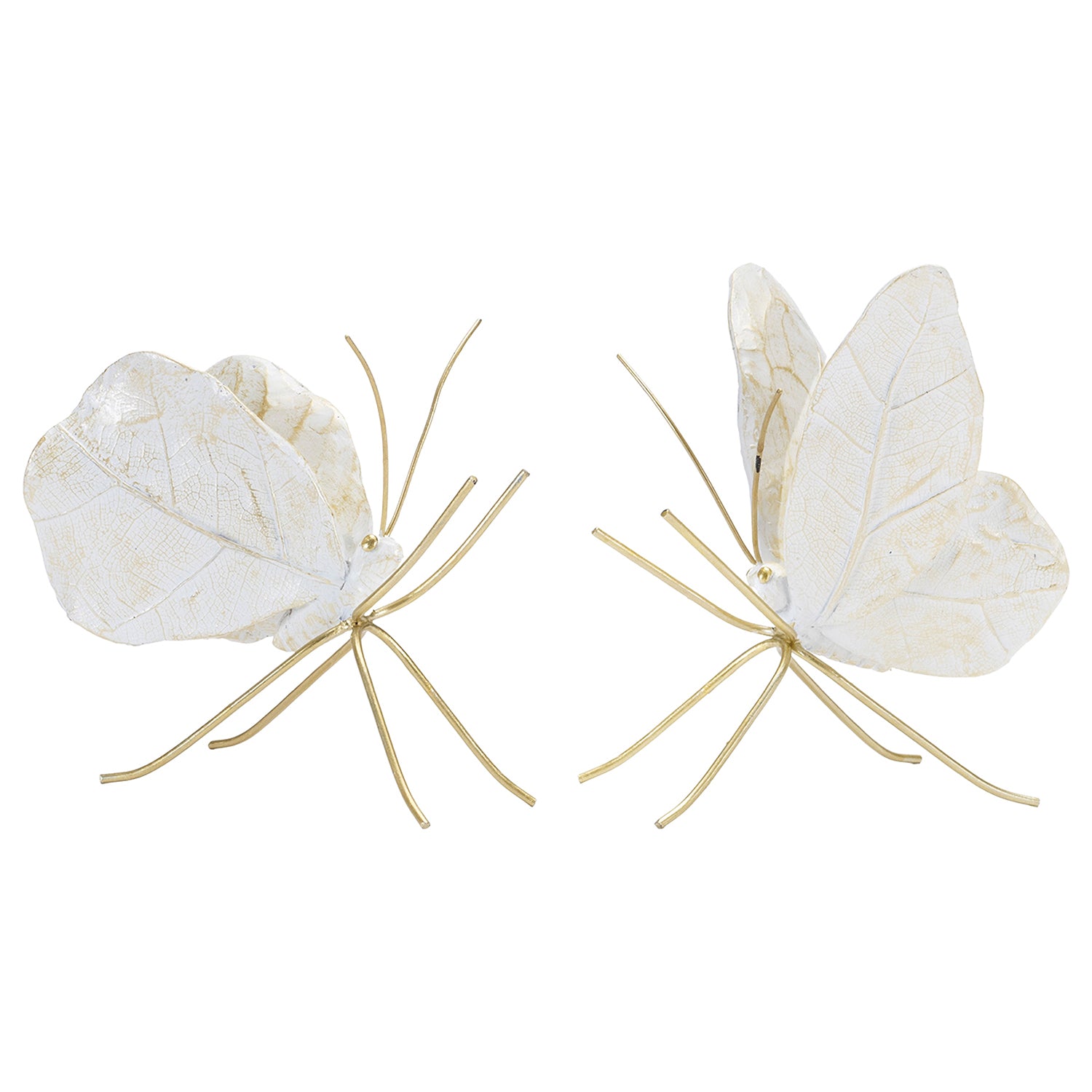 Leaf Butterfly Shelf Sitter Set of 2