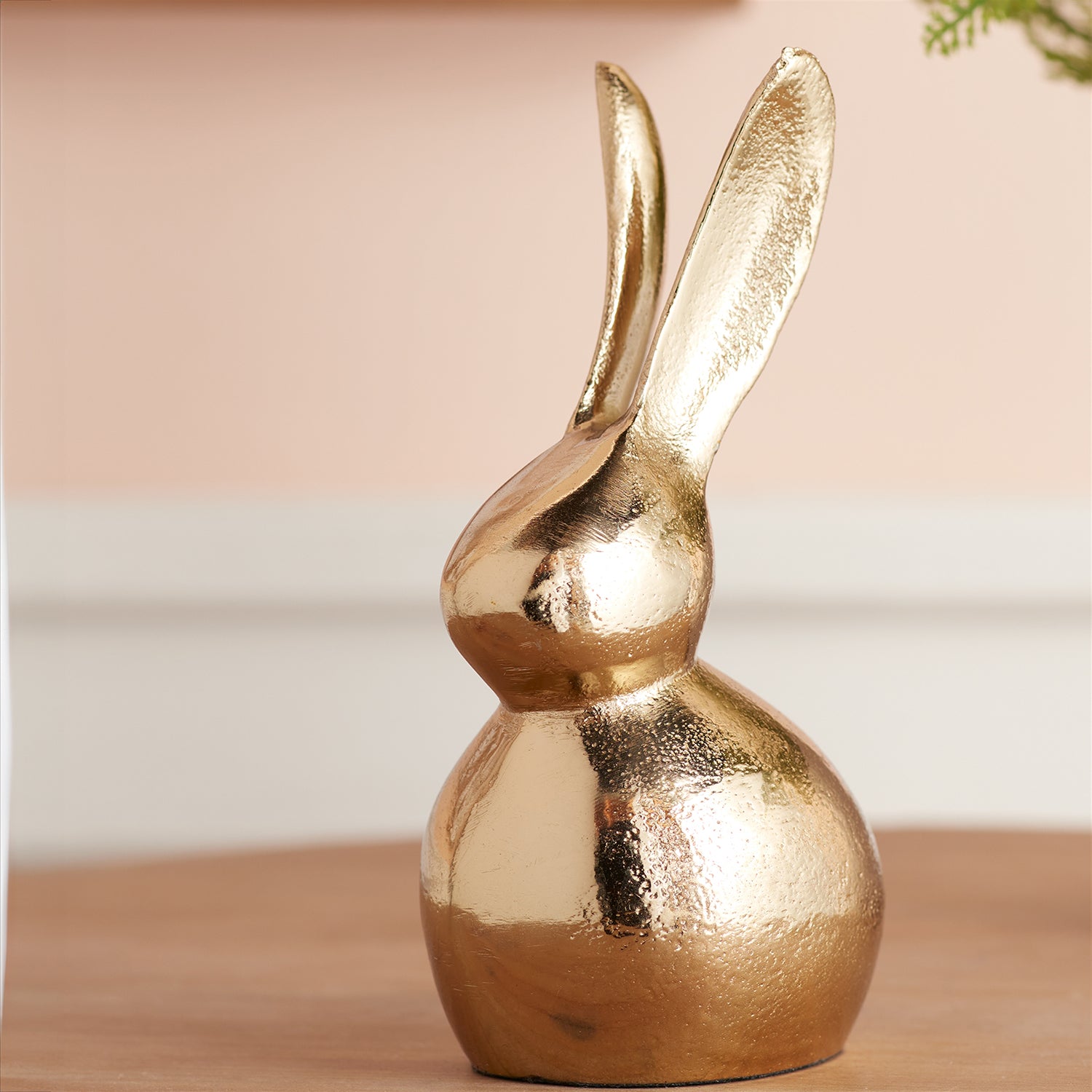 Modern Metal Bunny Decor Set of 2