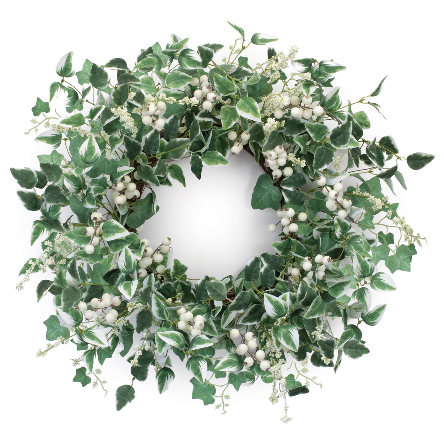 Mixed Foliage and Berry Wreath
