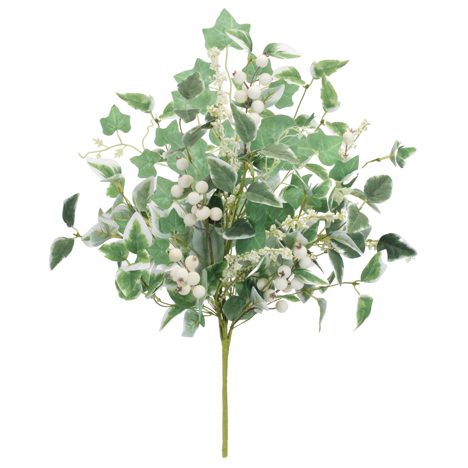 Mixed Ivy Foliage Berry Bush Set of 2