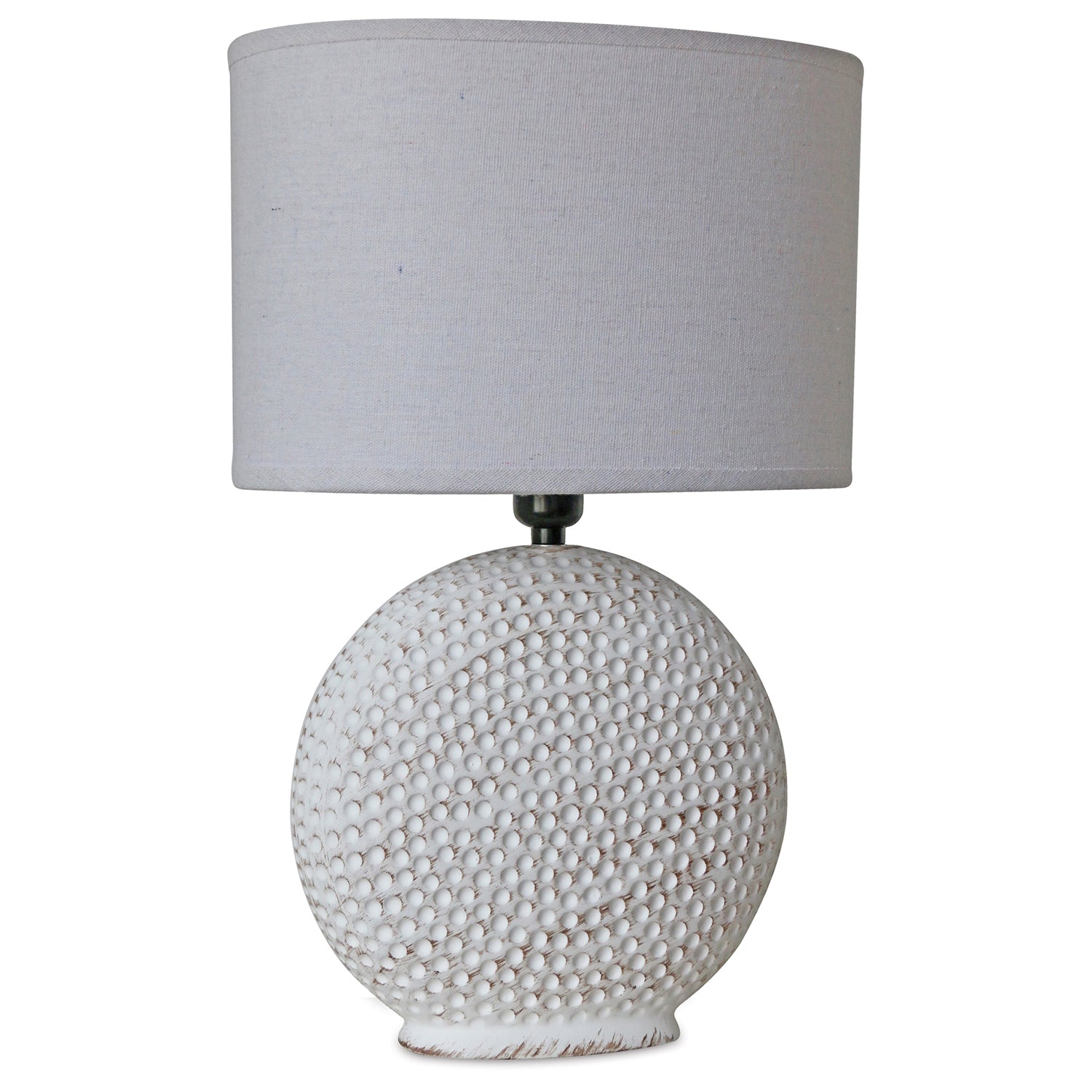Notched Ceramic Table Lamp