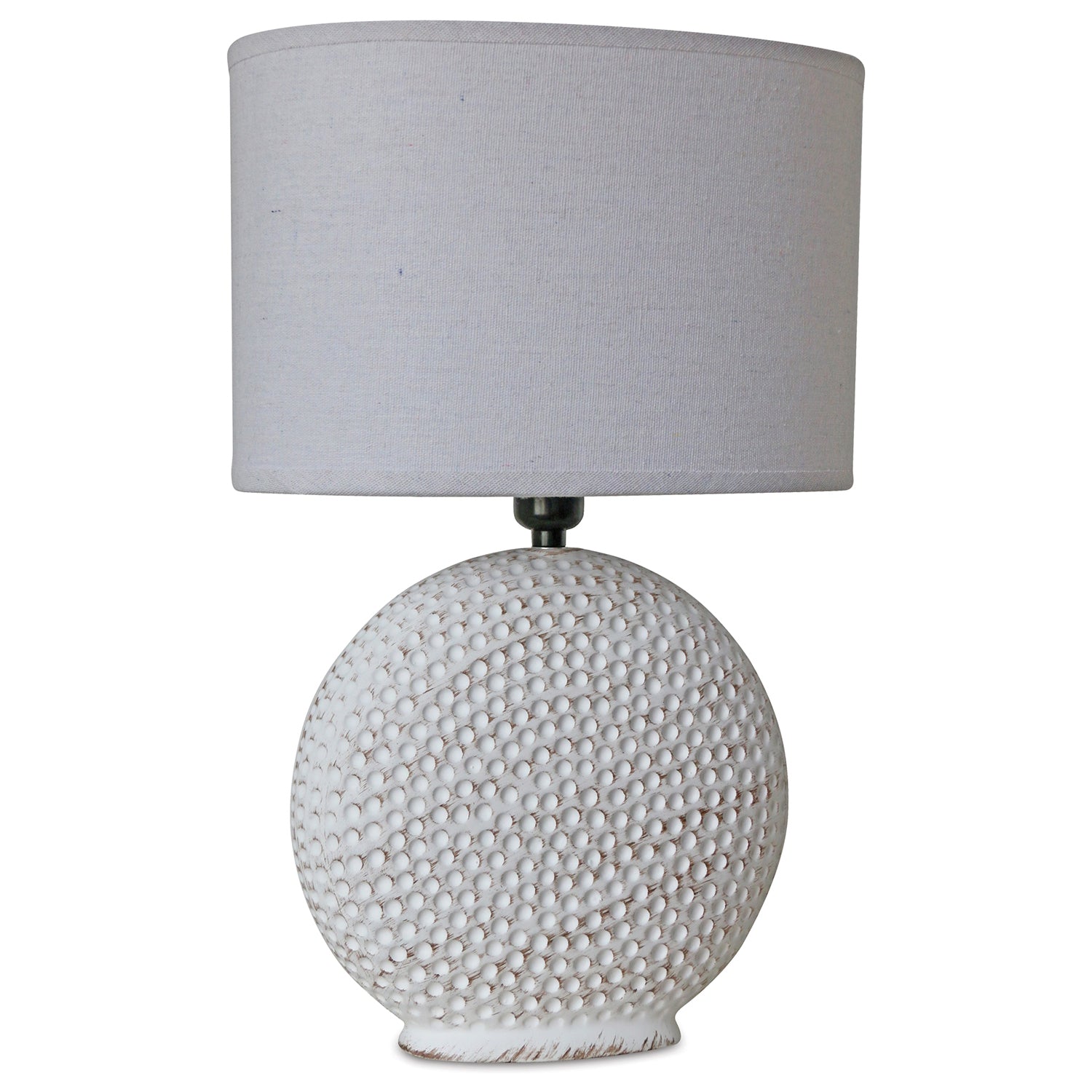Notched Ceramic Table Lamp