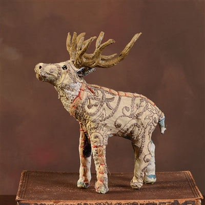 Bavarian Forest Stag Petite Standing Sculpture