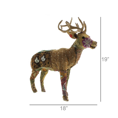 Bavarian Forest Stag Standing Sculpture