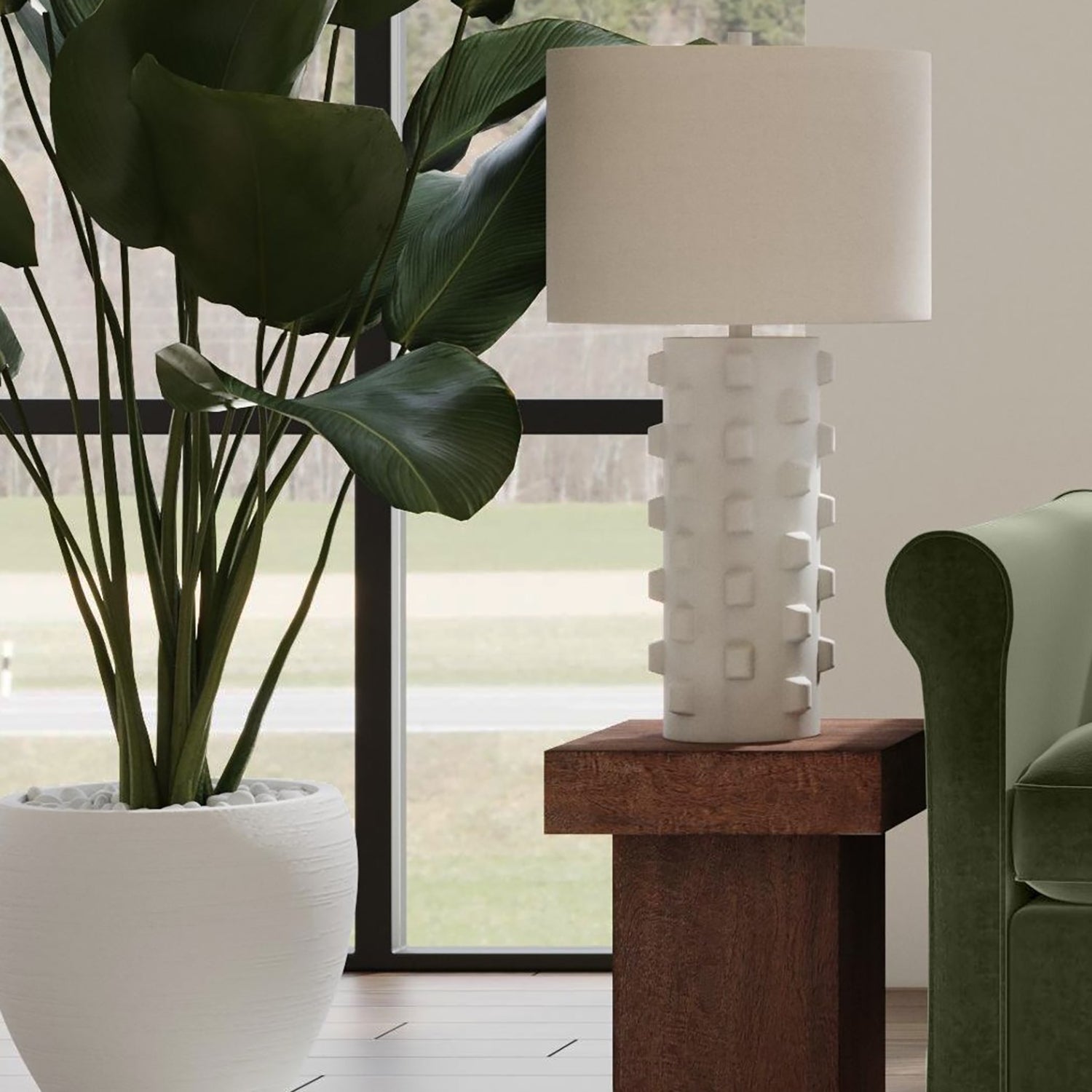 Bassett Mirror Padula Brown Oak Small End Table