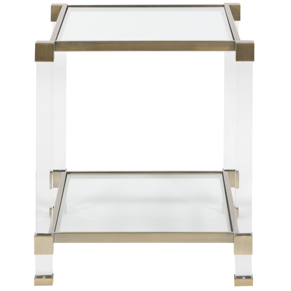 Vanguard Furniture New Field Satin Brass Side Table