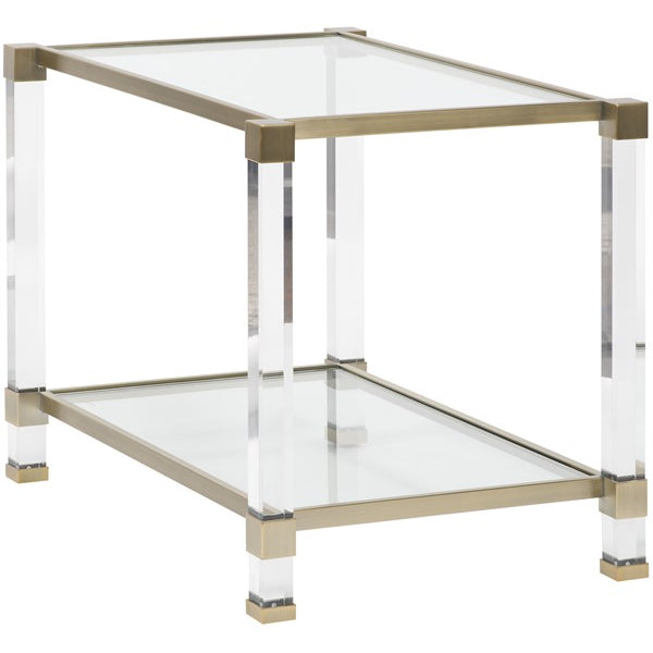 Vanguard Furniture New Field Satin Brass Side Table
