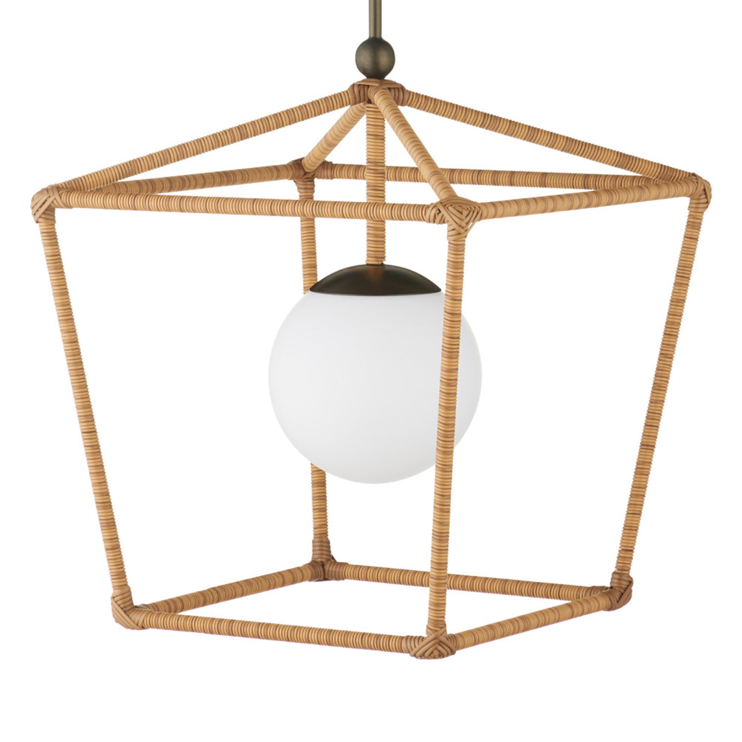 Currey & Co Denison Natural Medium Outdoor Lantern