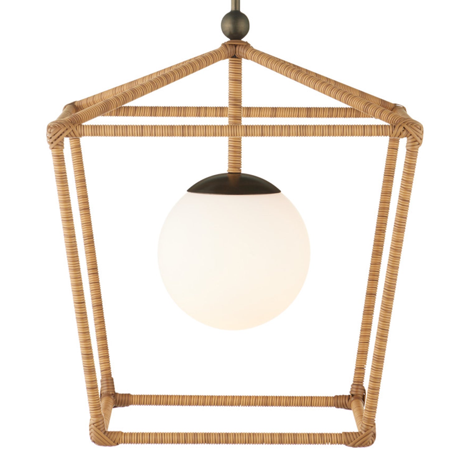 Currey & Co Denison Natural Medium Outdoor Lantern