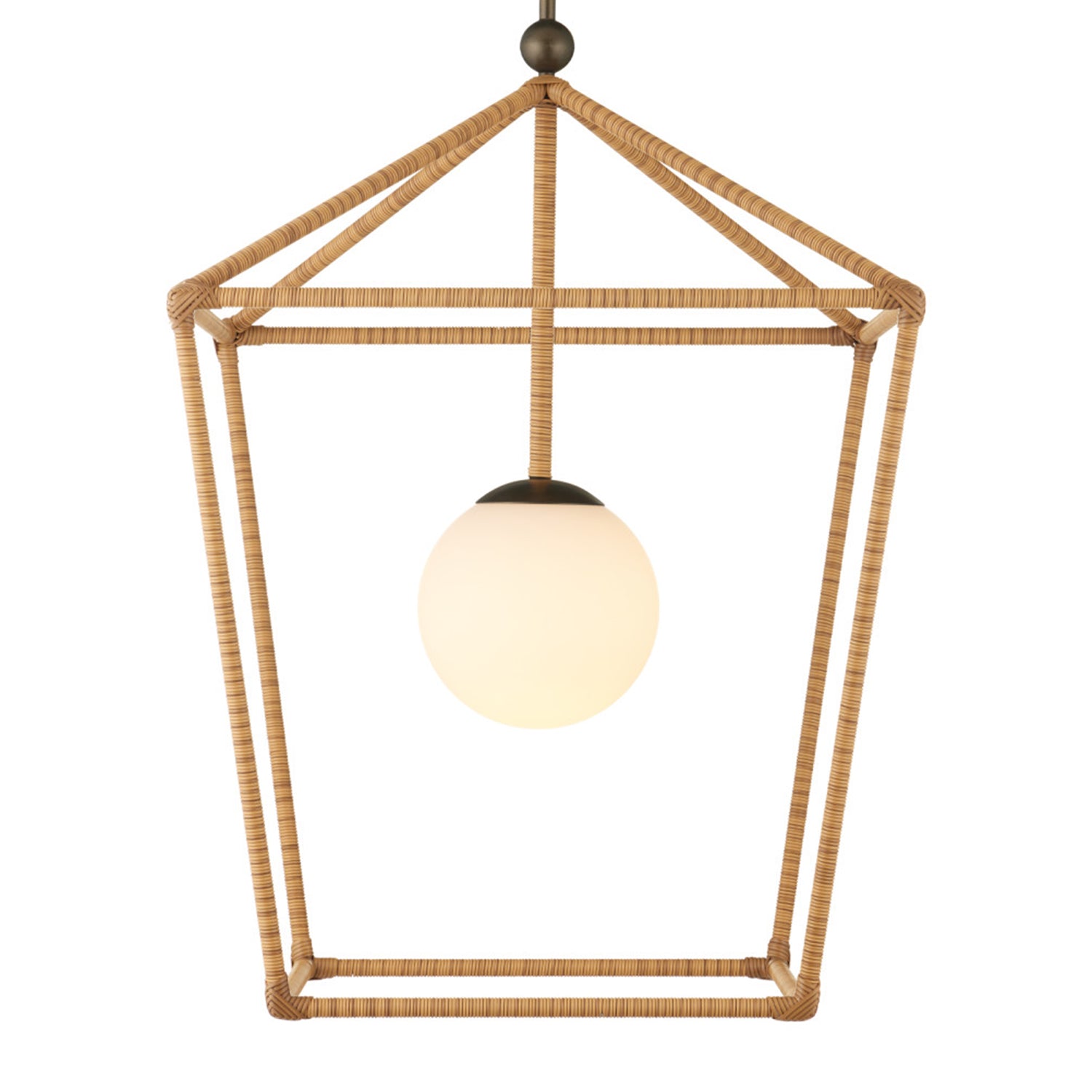 Currey & Co Denison Natural Large Outdoor Lantern