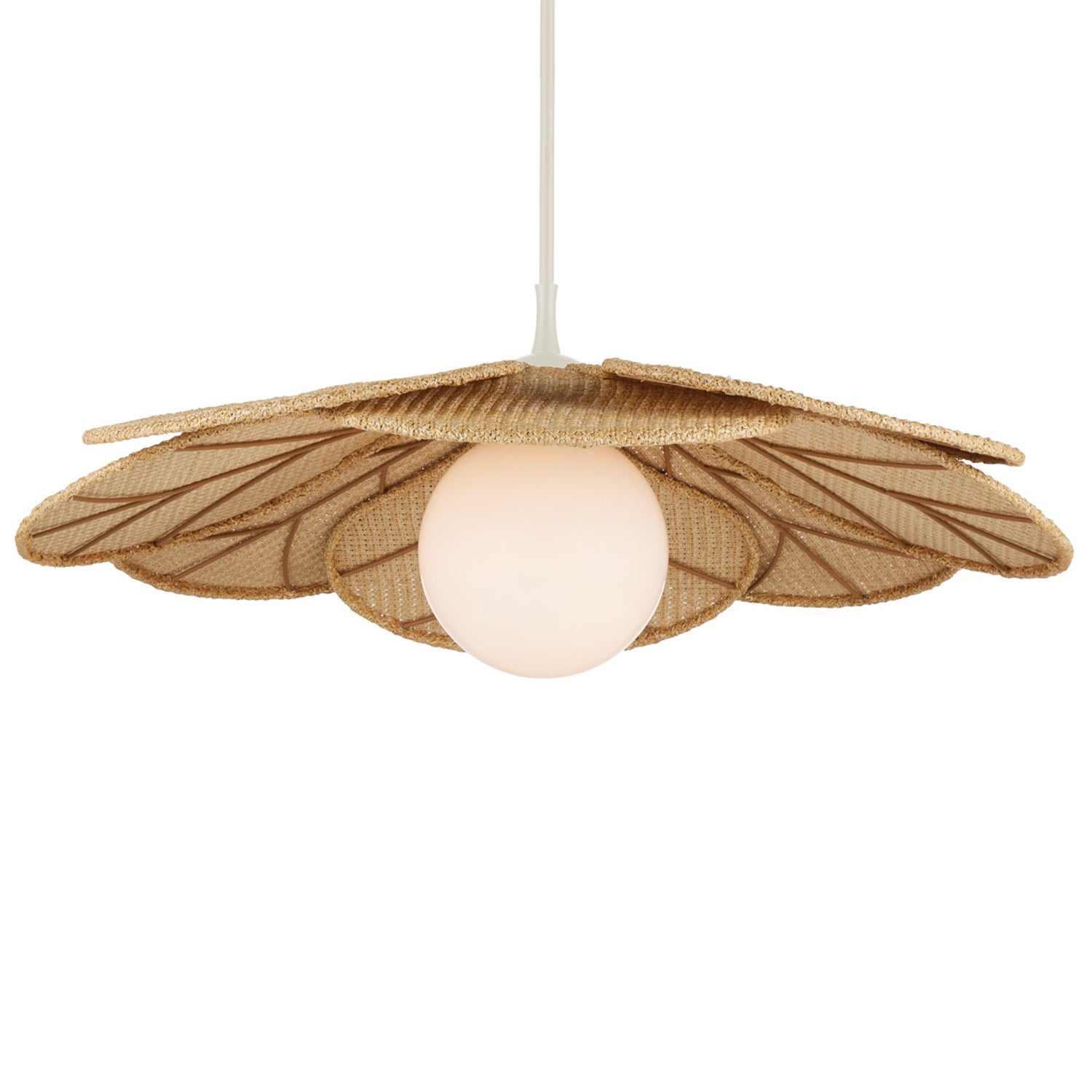 Currey & Co Cabo Petal Outdoor Pendant