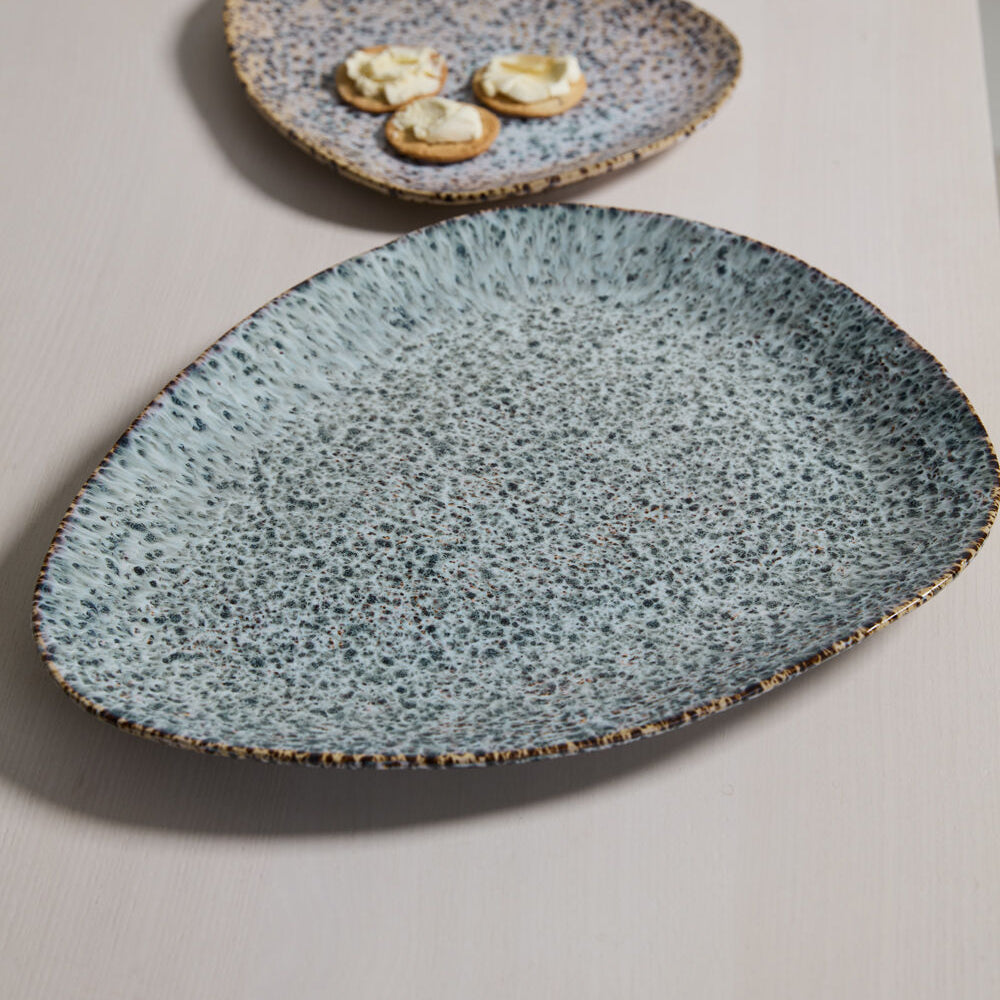 Starling Platter Set of 2 shown as a styled home décor accent