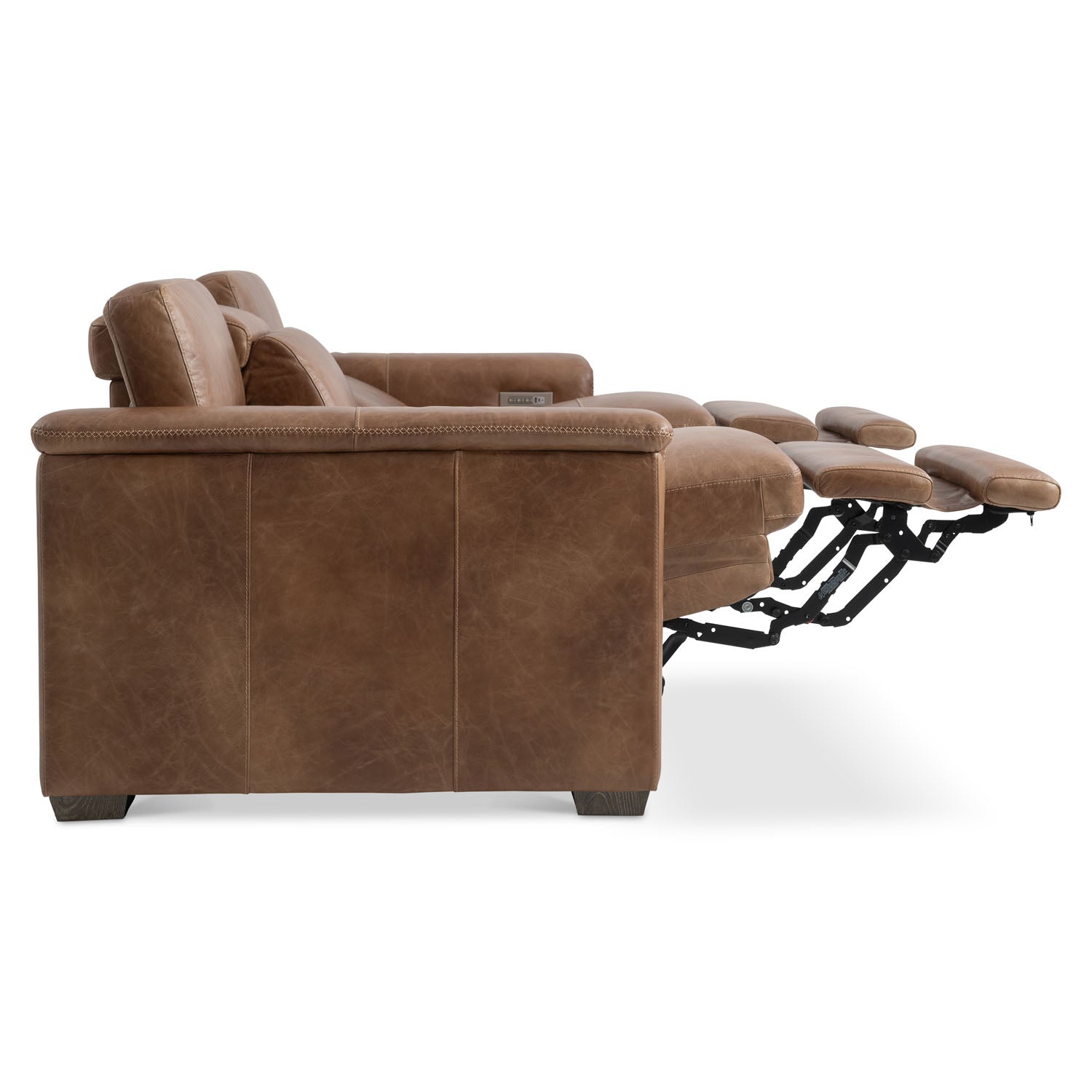 Bernhardt Living Lioni Leather Power Motion Sofa