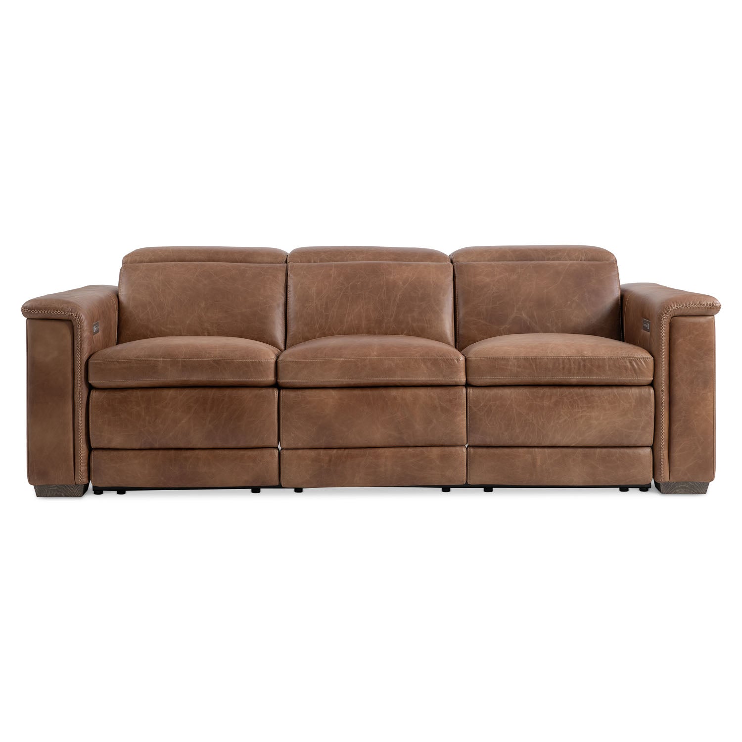 Bernhardt Living Lioni Leather Power Motion Sofa