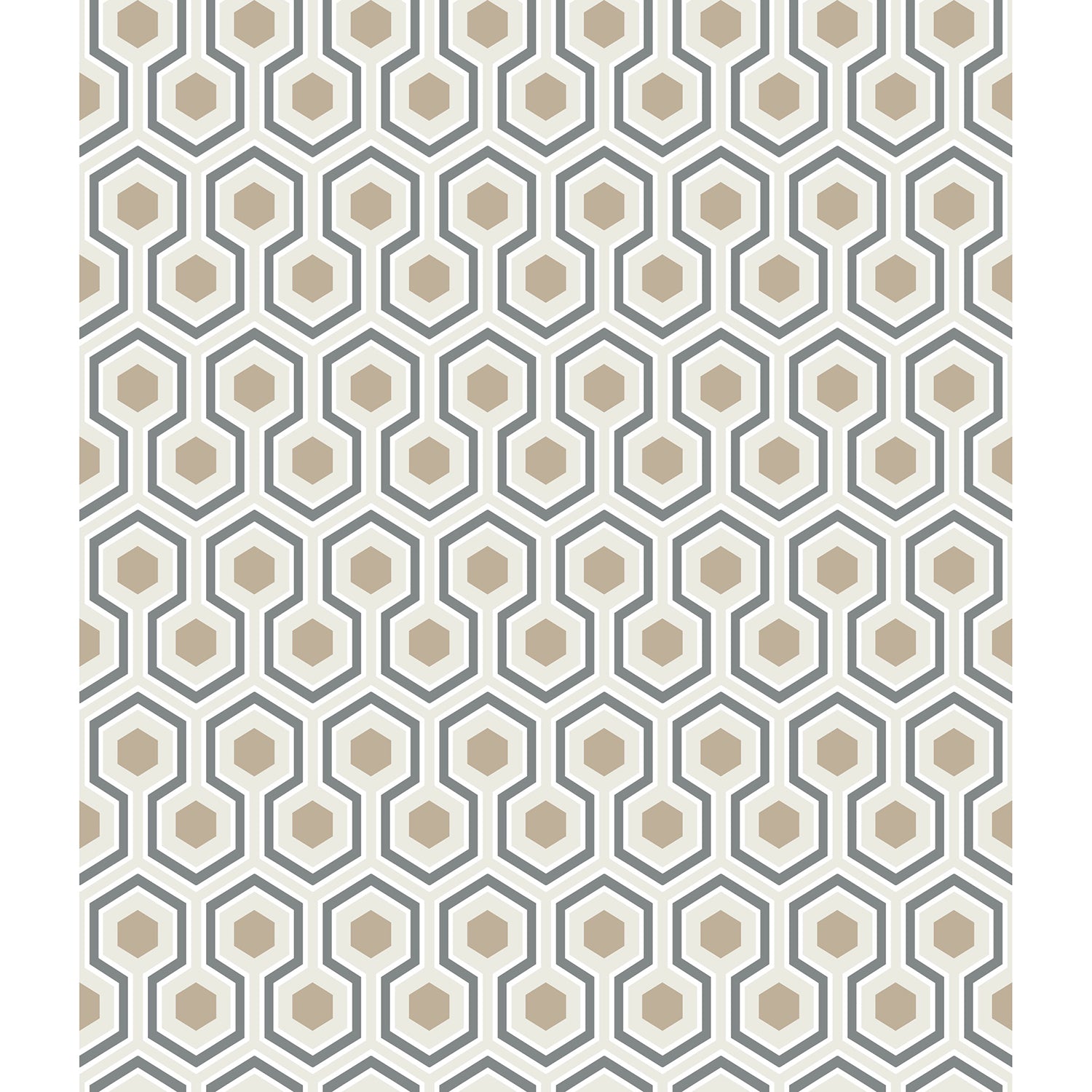 Cole & Son Contemporary Restyled Hicks Hexagon Wallpaper