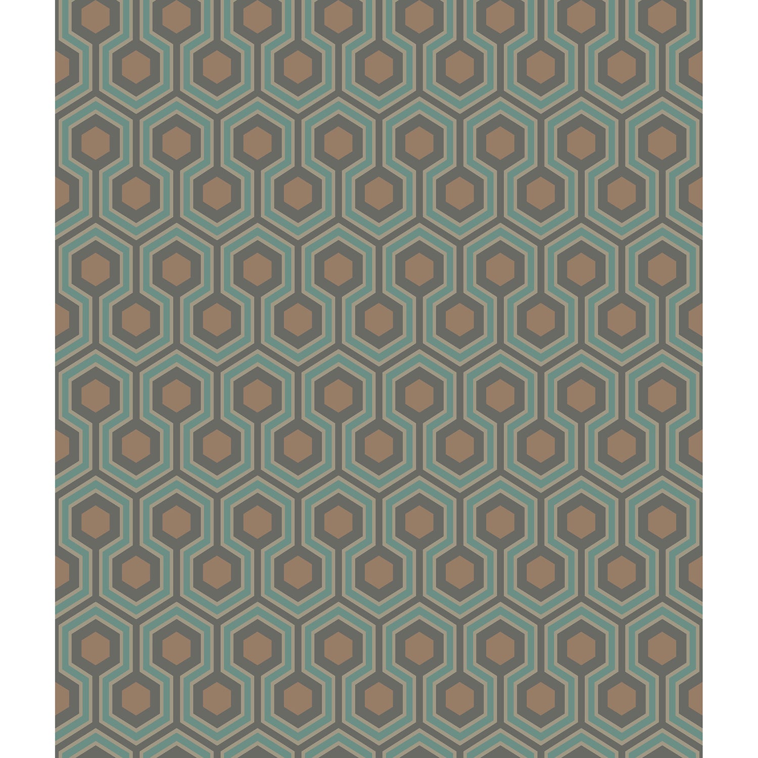 Cole & Son Contemporary Restyled Hicks Hexagon Wallpaper