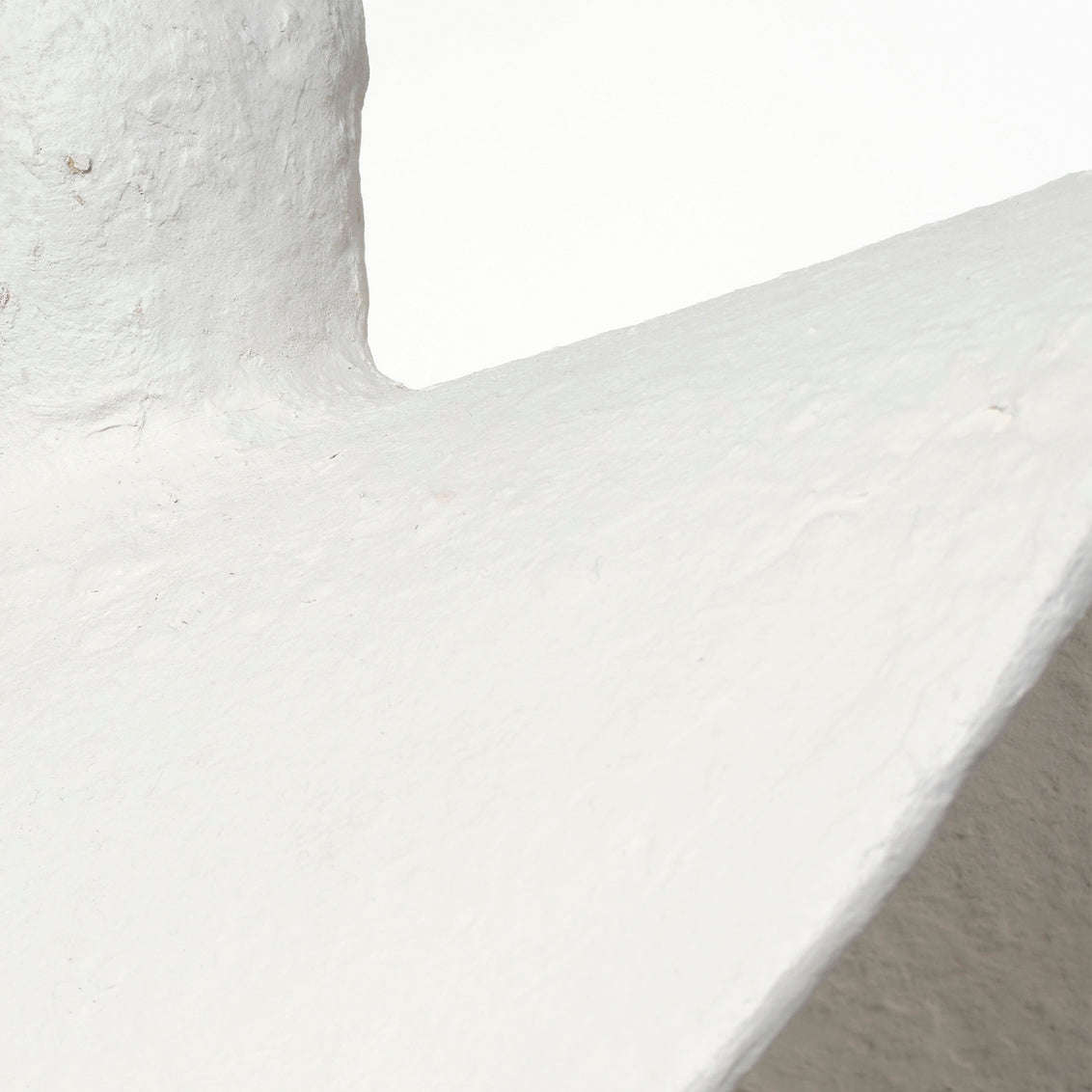 Jamie Young Slope Paper Mache Matte White 3-Light Chandelier