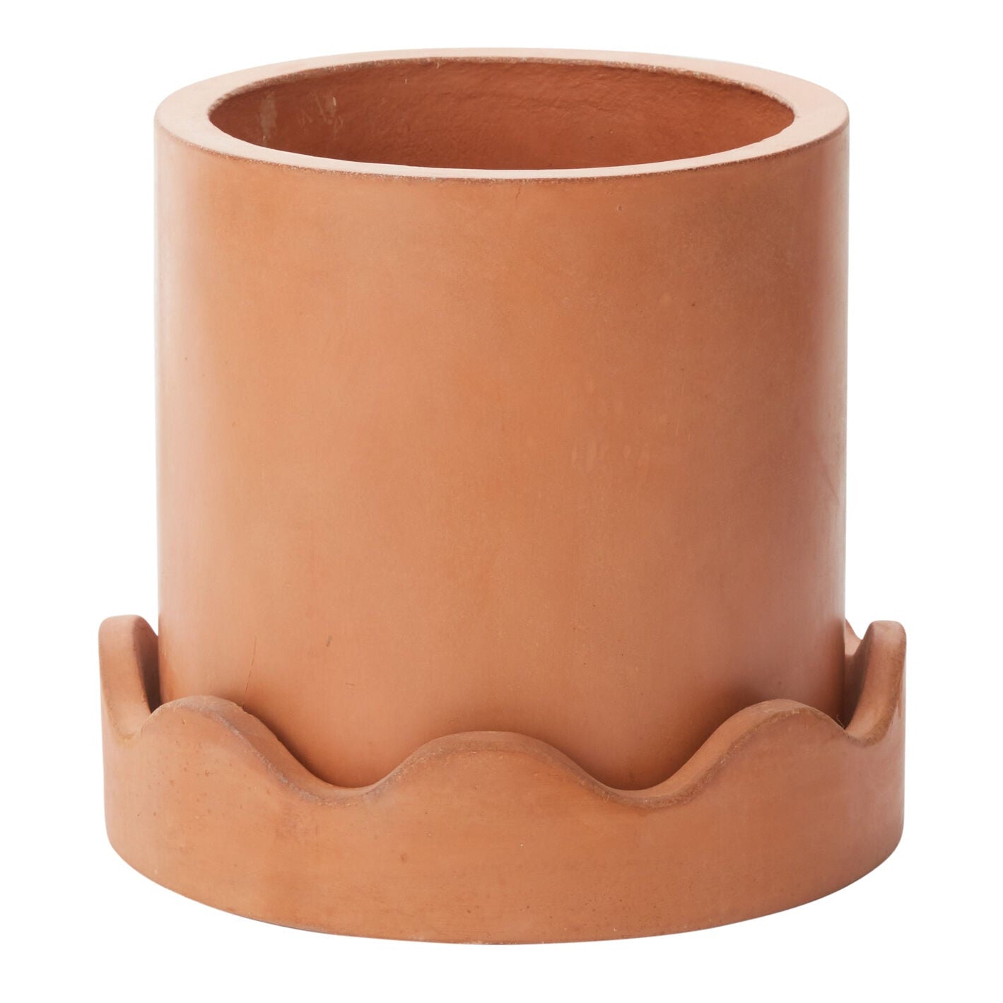 Neda Pot, terracotta concrete planter