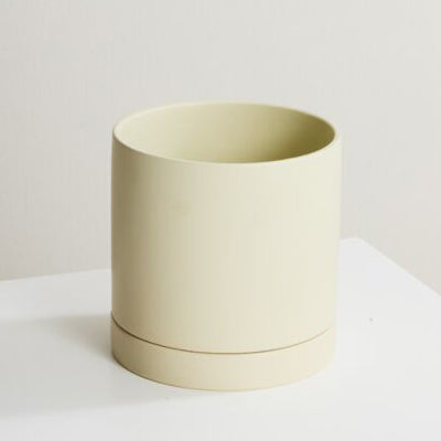 Romey Neutral Pot with Saucer