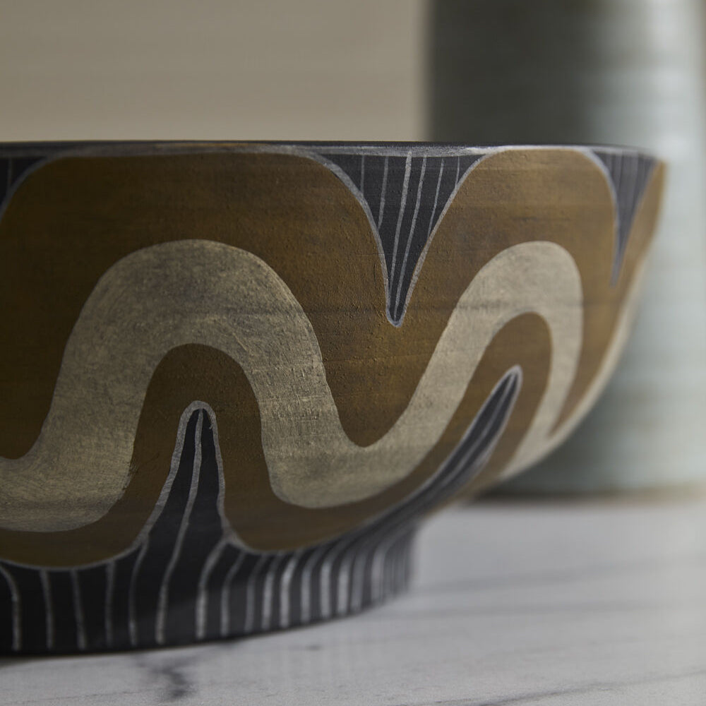 Undula Bowl shown in a styled setting