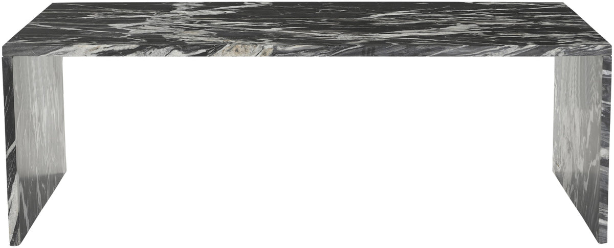 Vernazza Black Genuine Marble Coffee Table