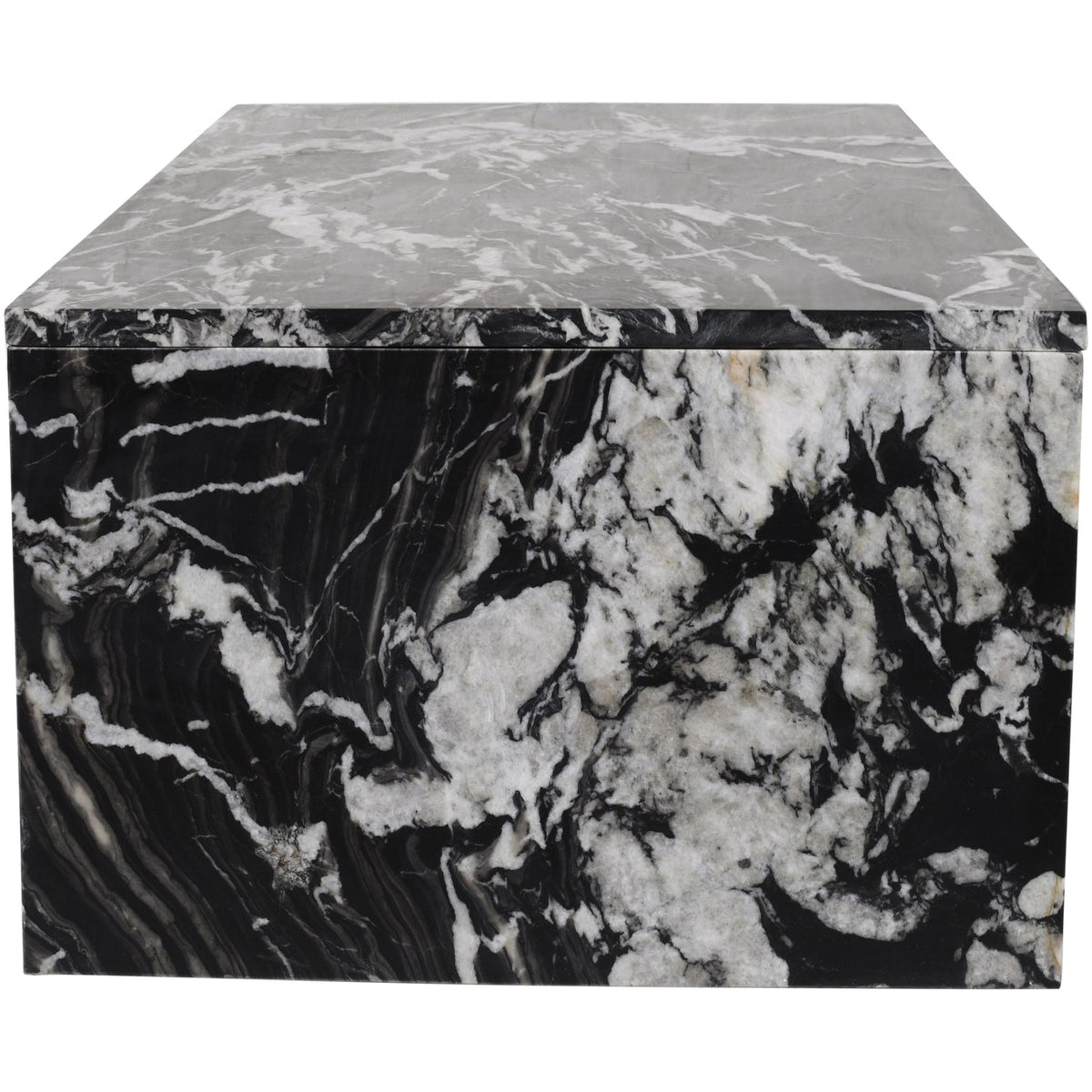 Vernazza Black Genuine Marble Coffee Table