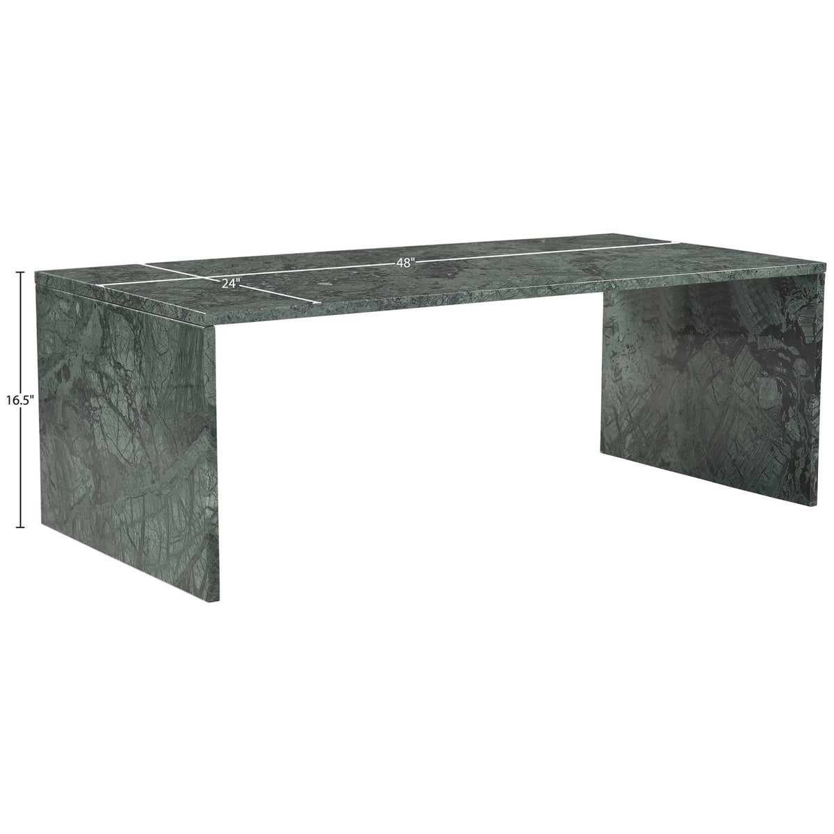 Vernazza Green Genuine Marble Coffee Table