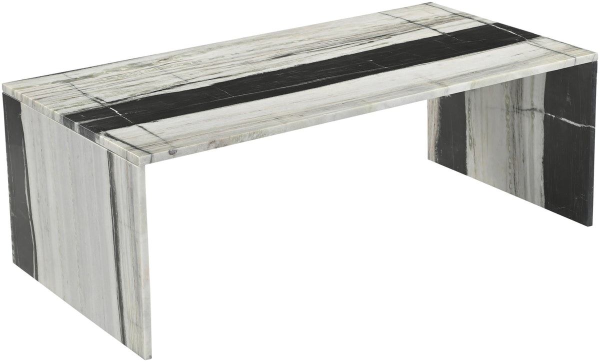 Vernazza Panda Genuine Marble Coffee Table