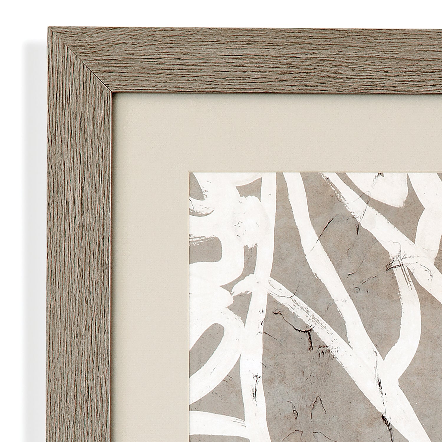 Bassett Mirror Mudcloth Foliage Framed Print Set of 2