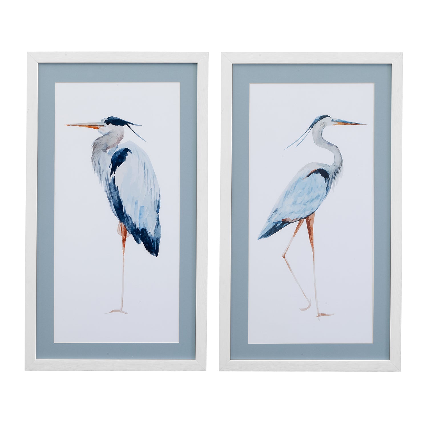 Bassett Mirror Heron Framed Print Set of 2