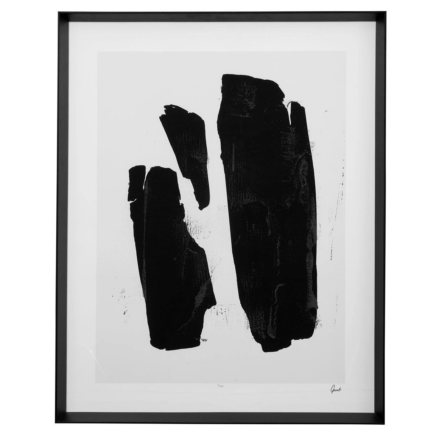 Bassett Mirror Triple Block Print II Framed Print