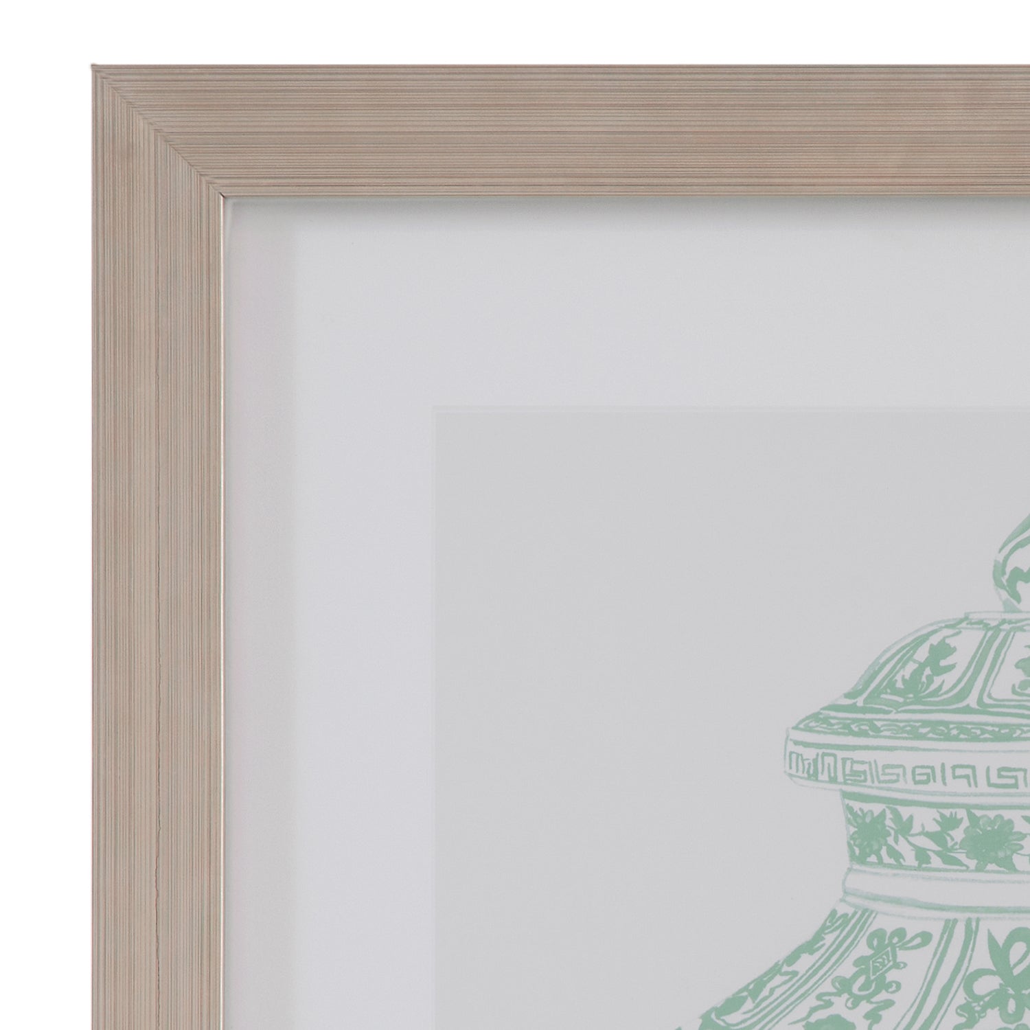 Bassett Mirror Mint Vases II Framed Print