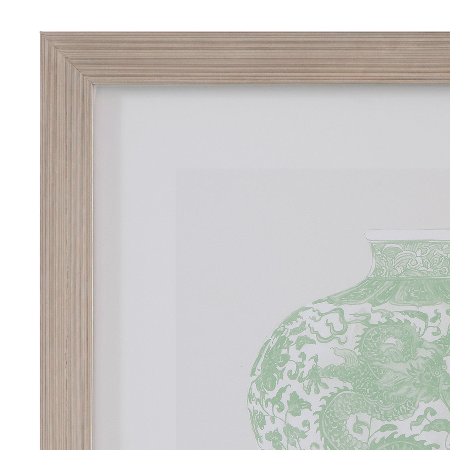 Bassett Mirror Mint Vases IV Framed Print