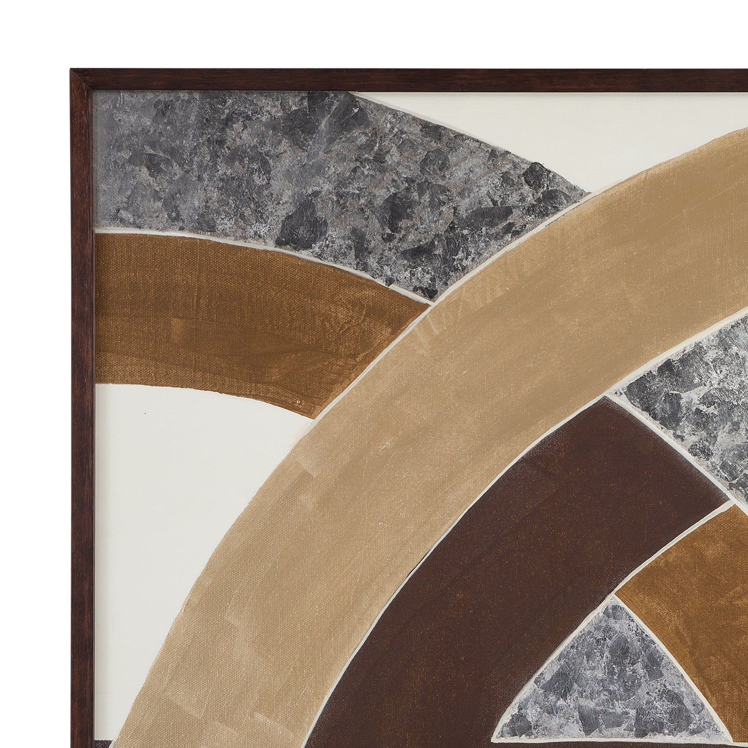 Bassett Mirror Neutral Geometry Framed Print Set of 2