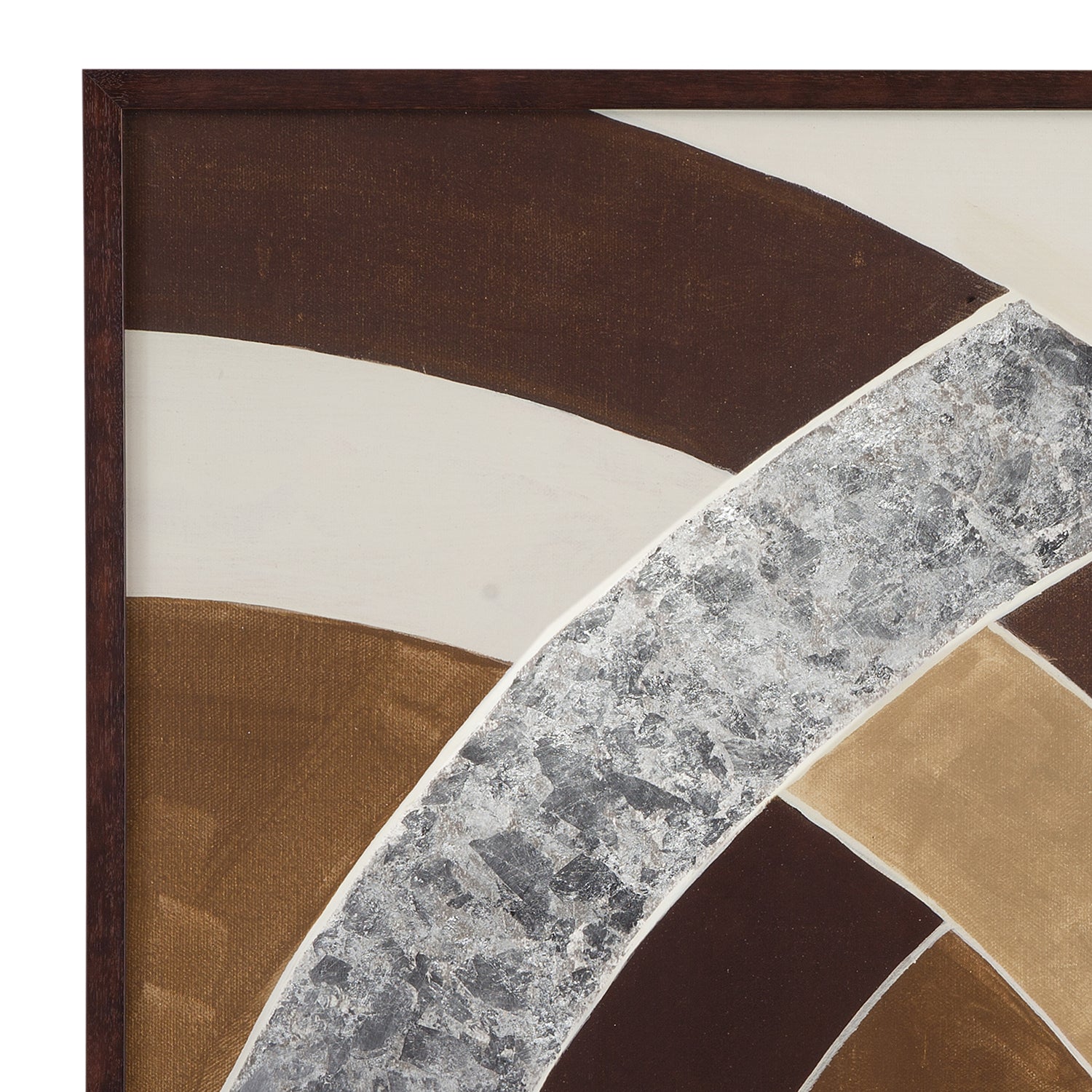 Bassett Mirror Neutral Geometry II Framed Print