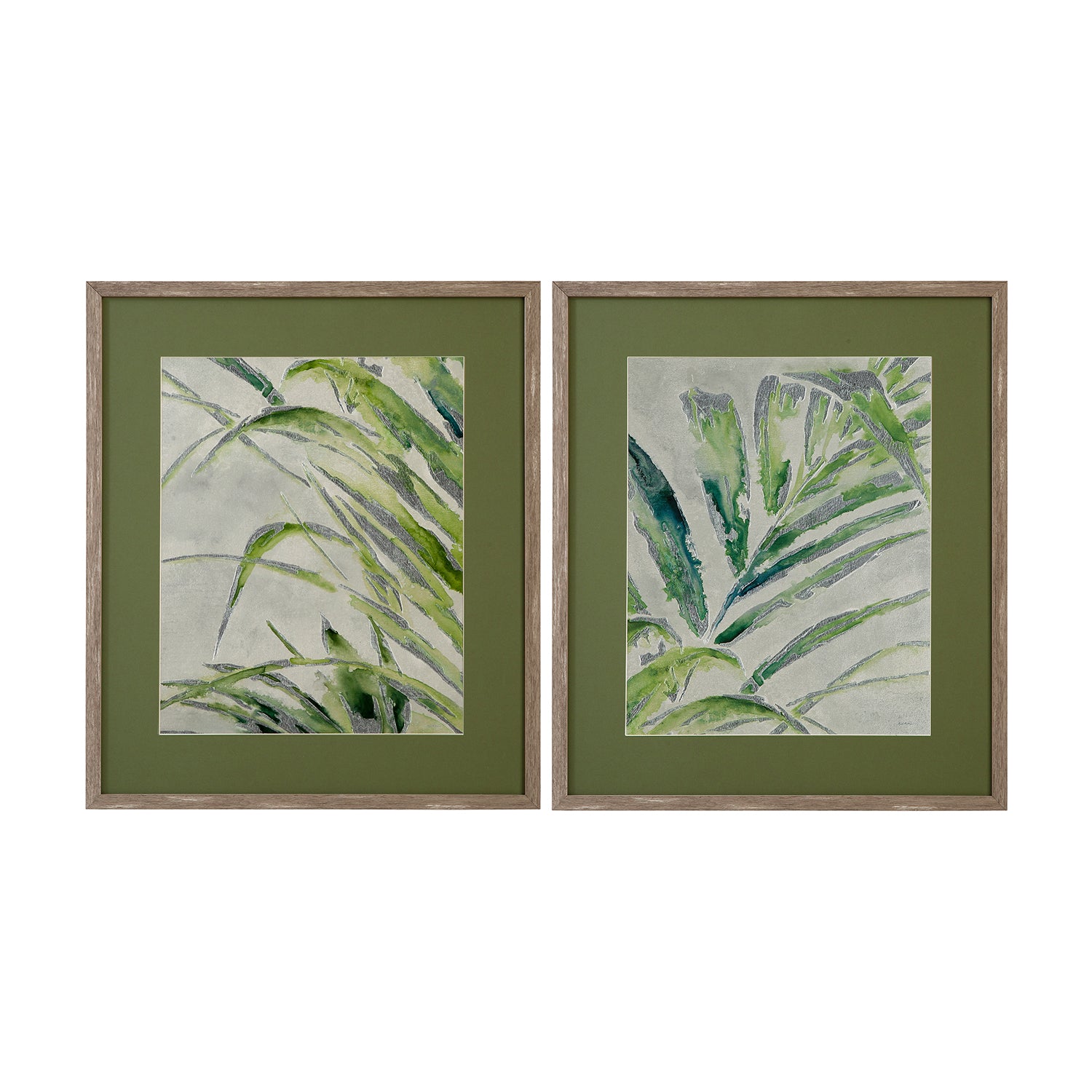 Bassett Mirror Green Palm II Framed Print