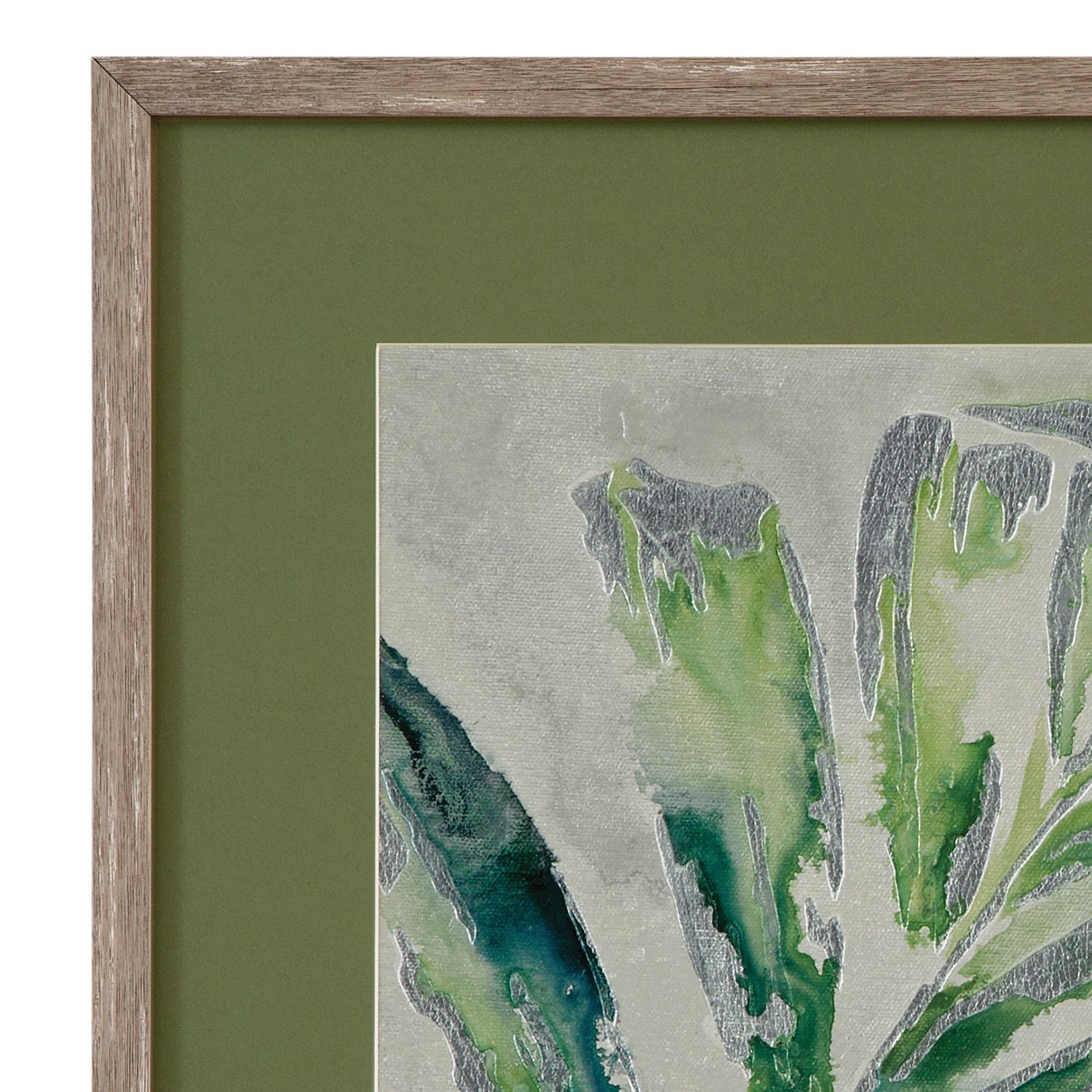 Bassett Mirror Green Palm I Framed Print