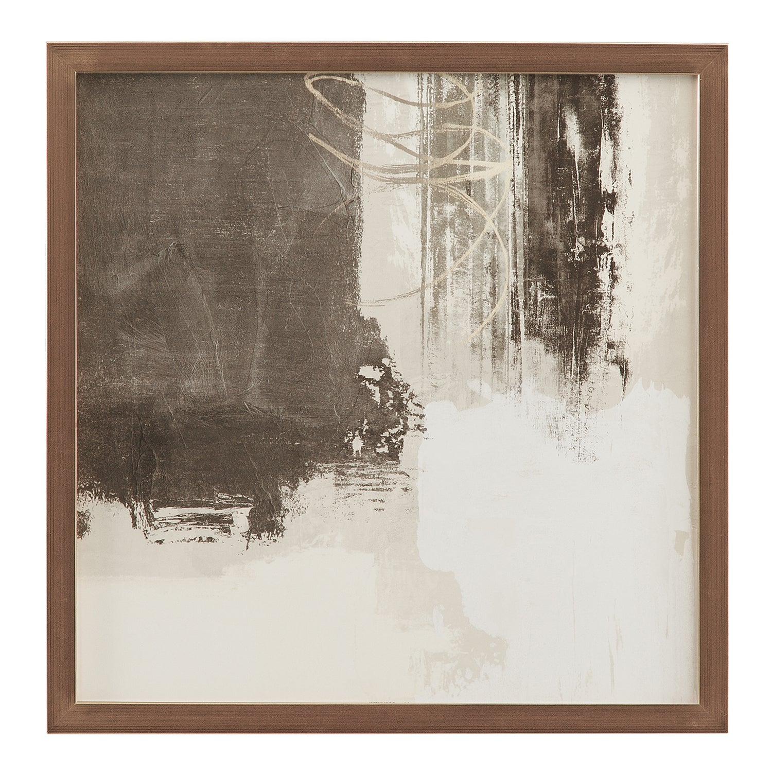 Bassett Mirror Neutral Contrast Section Framed Artwork