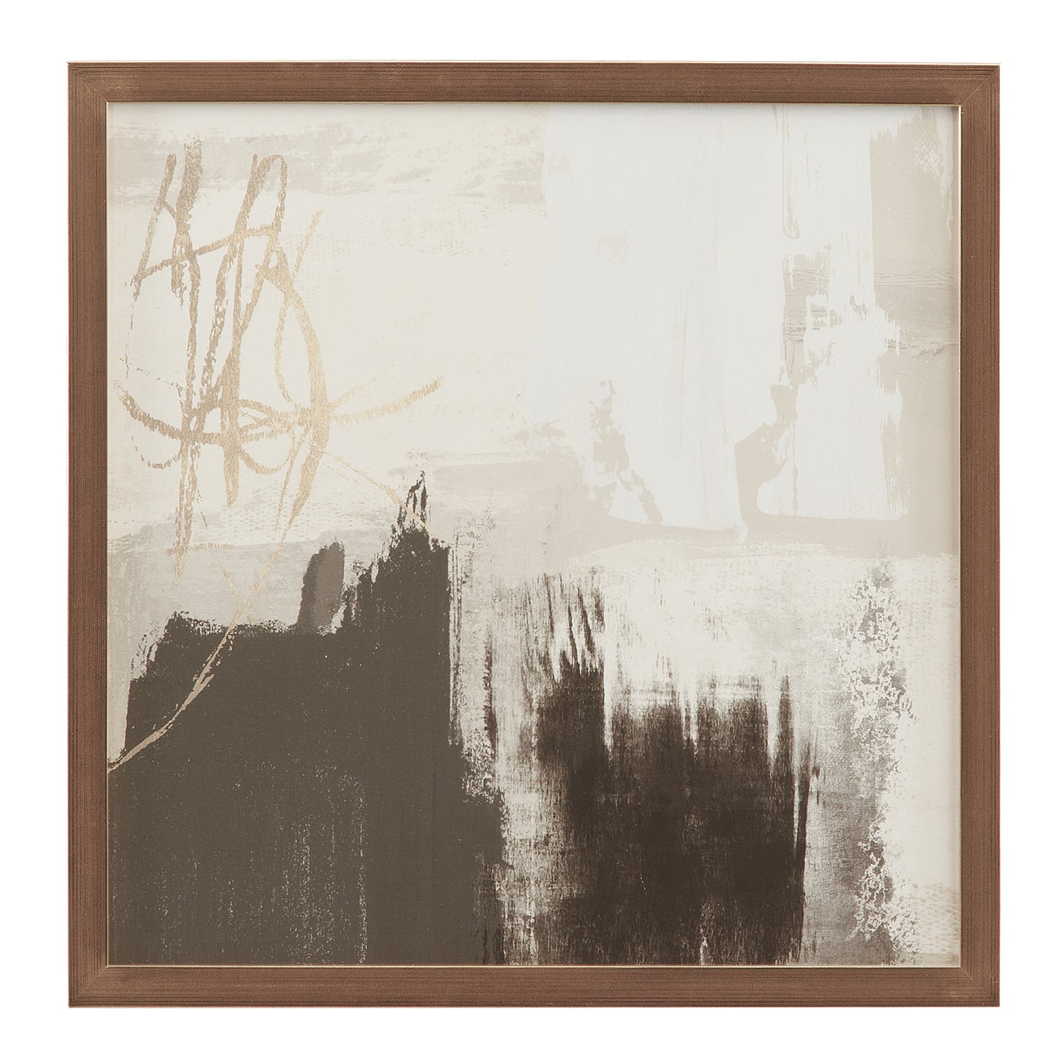 Bassett Mirror Neutral Contrast Swatch Framed Artwork