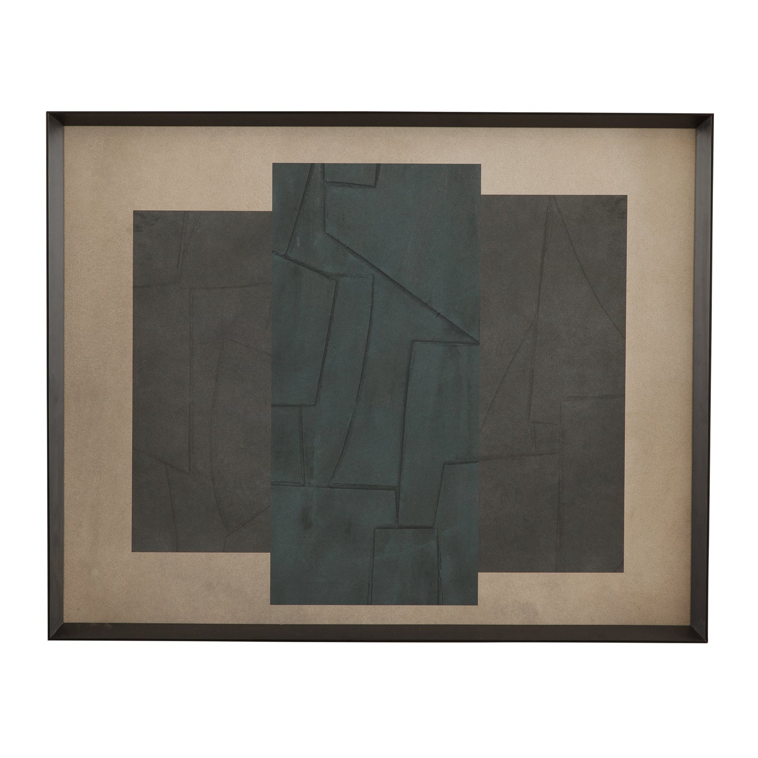 Bassett Mirror Soft Slate II Framed Artwork