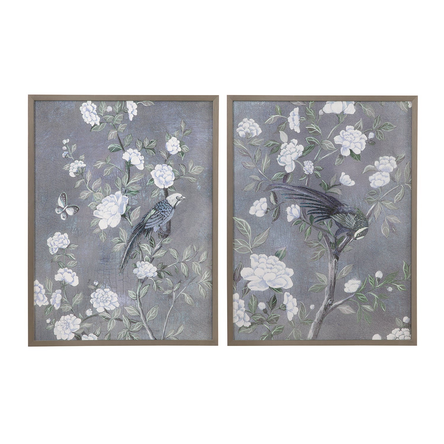 Bassett Mirror Birds & Blooms II Framed Artwork